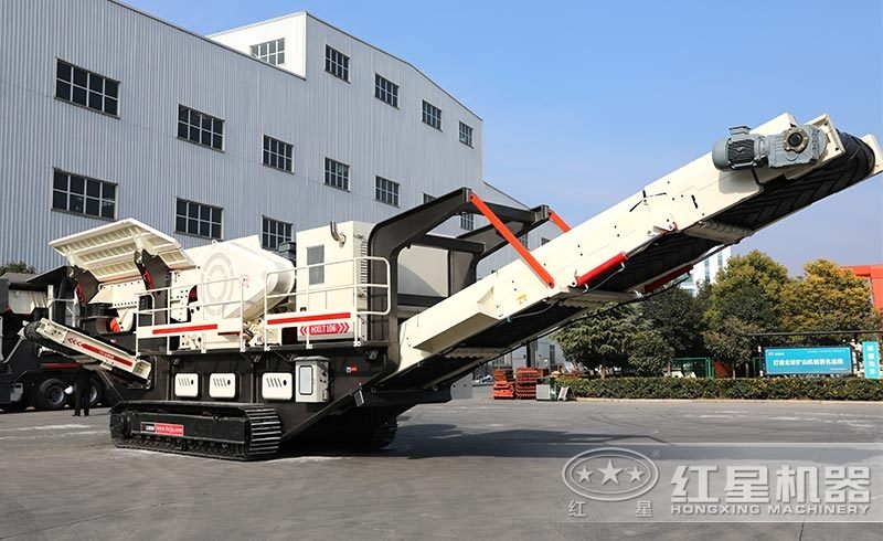 履帶移動式小型石頭破碎機(jī)，環(huán)保安全