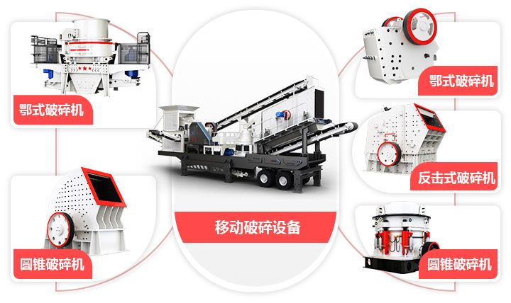 移動液壓破碎機多機組合，實現(xiàn)多種物料破碎